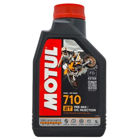 روغن موتورسیکلت دوزمانه موتول MOTUL 2T 710