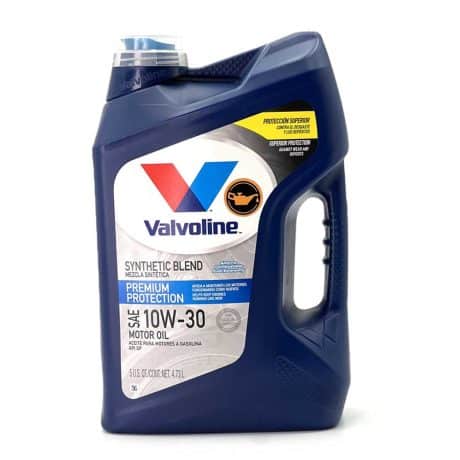 روغن موتور 10W-30 والوالین مدل پریمیوم پروتکشن حجم 5 کوارت