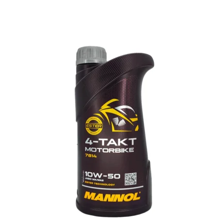 روغن موتورسیکلت مانول چهار زمانه  10W-50 7814 حجم 1لیتر
