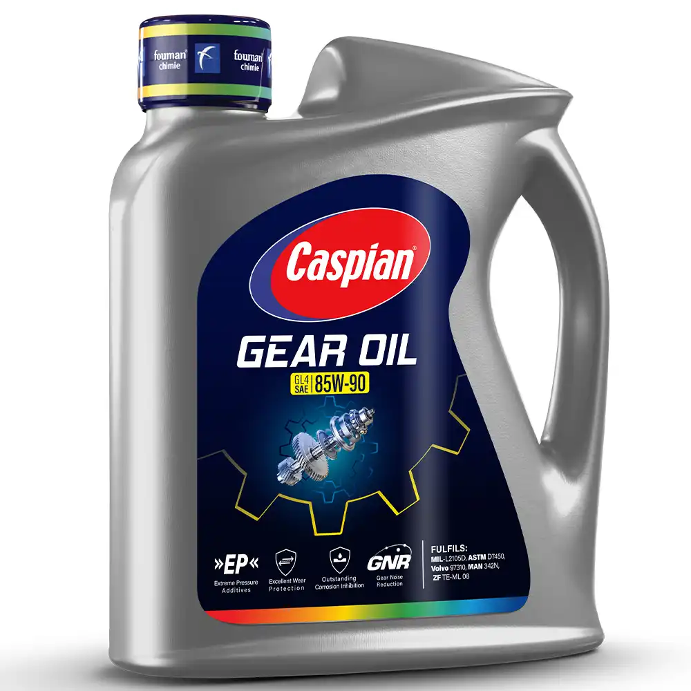 روغن گیربکس دستی کاسپین GL-4 85W-90 با حجم 4 لیتر