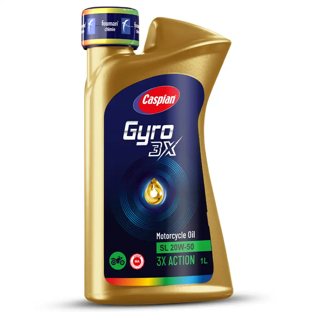 روغن موتور سیکلت کاسپین Gyro 3X 20w50 SL