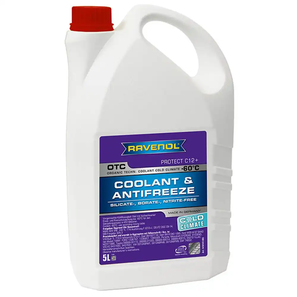 کولانت راونول OTC ارغوانی 40- درجه +C12 حجم 5 لیتر