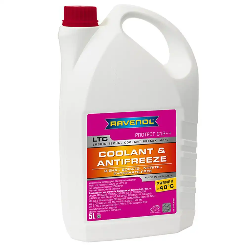 کولانت راونول LTC قرمز 40- درجه ++C12 حجم 5 لیتر