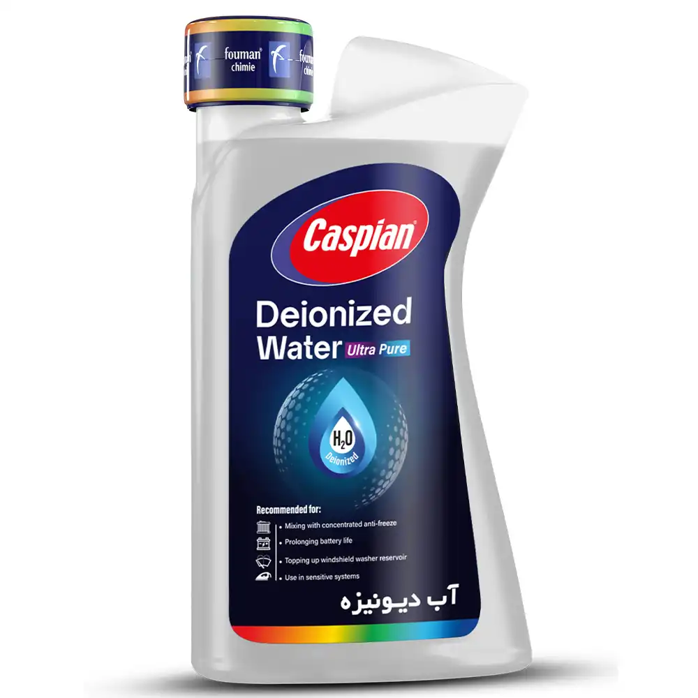 آب رادیاتور دیونیزه کاسپین حجم 1 لیتر