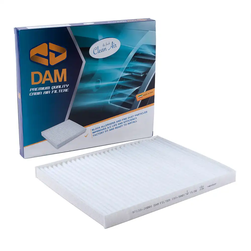 فیلتر کابین دم 971332H001 الیاف توری دار