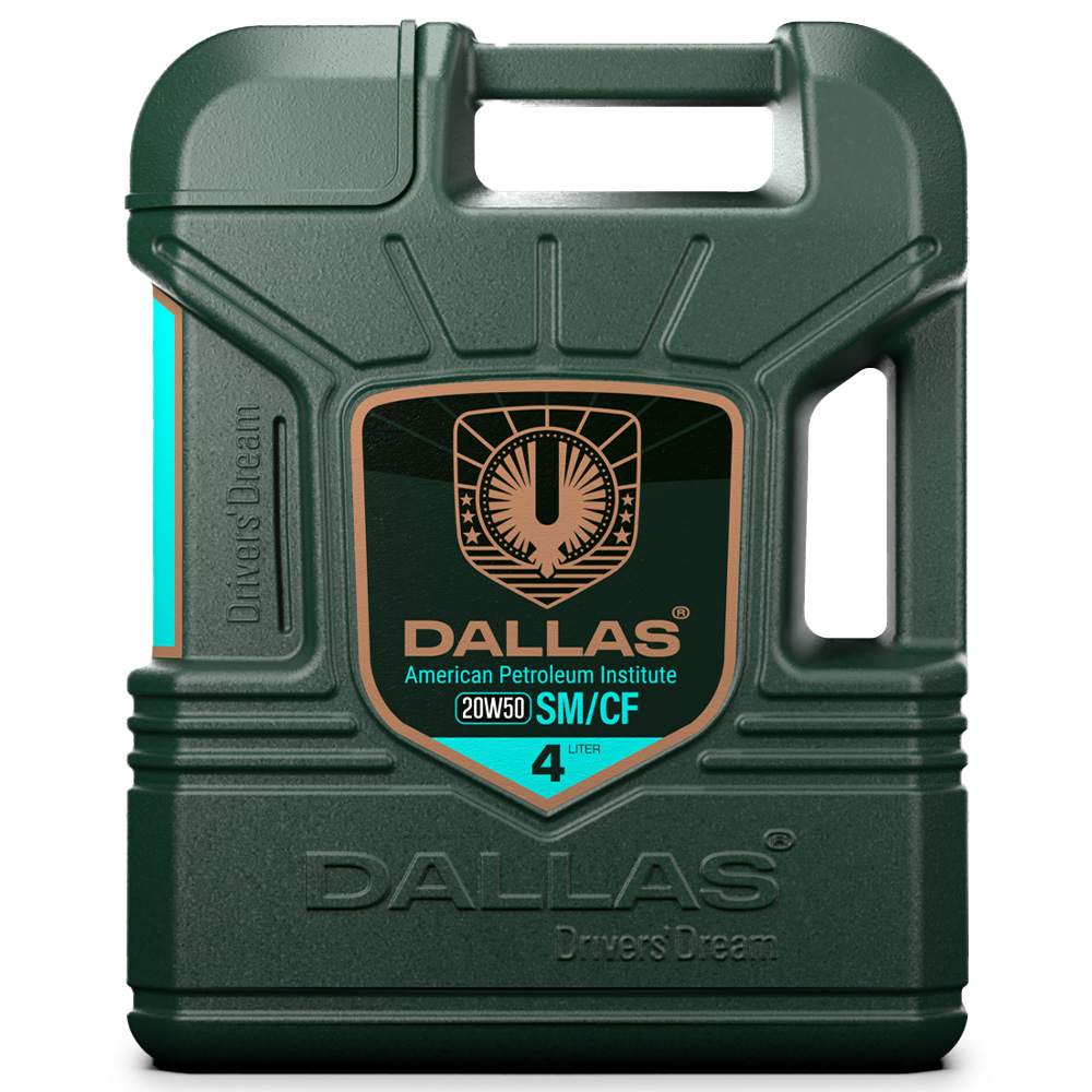 روغن موتور SM/CF 20W50 دالاس حجم 4 لیتر