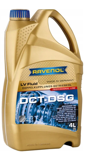 روغن گیربکس اتوماتیک راونول DCT-DSG LV Fluid حجم 4 لیتر