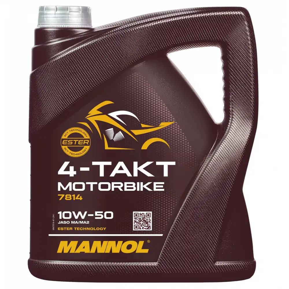 روغن موتورسیکلت مانول چهار زمانه  10W50 7814حجم4لیتر