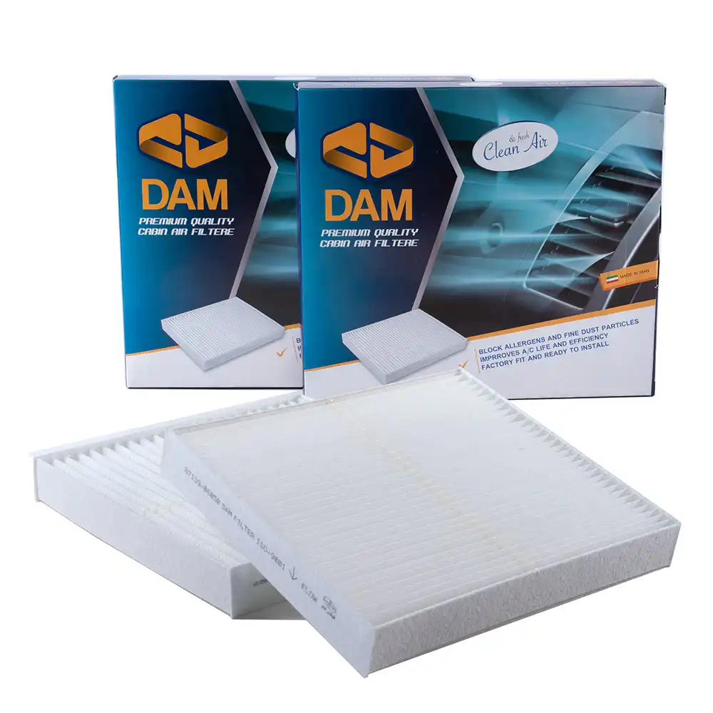فیلتر کابین دم 8713906050 الیاف ساده