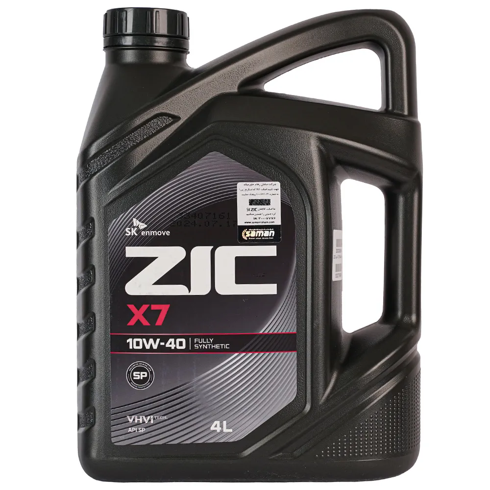 روغن موتور زیک X7 10W40 حجم 4 لیتر