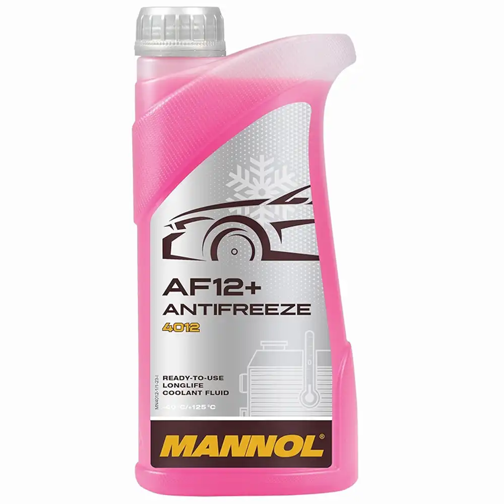 کولانت و ضدیخ قرمز مانول 4012 +AF12 حجم 1 لیتر