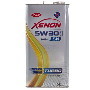 روغن موتور زنون مدل 5w30 اولترا درایو توربو پلاس XENON حجم 5 لیتر